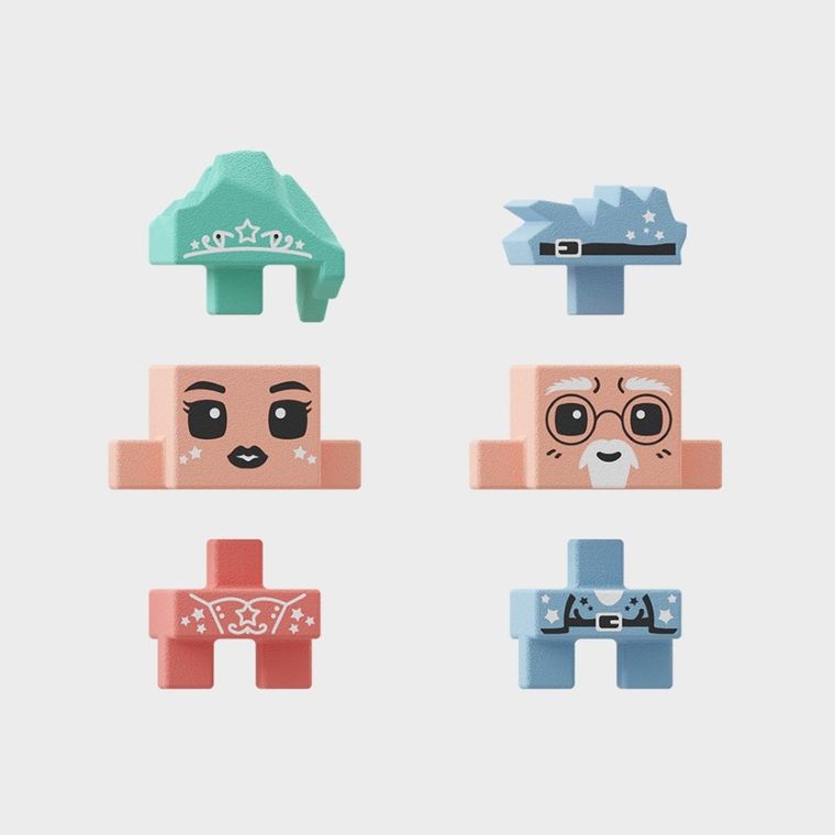 Marioinex, Mini Waffle, Magiczna Wieża, klocki konstrukcyjne, 80 elementów