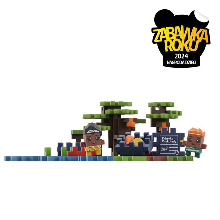 Marioinex, Mini Waffle, Wedel, Plantacja Kakao, klocki konstrukcyjne, 100 elementów