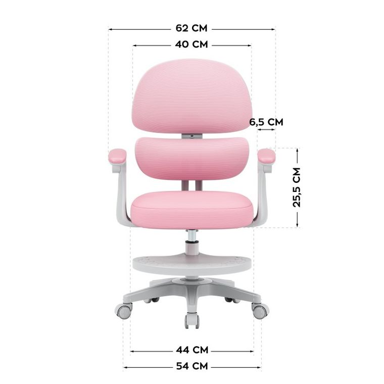 Mark Adler, Junior 4.4, fotel ergonomiczny dla dzieci, Pink