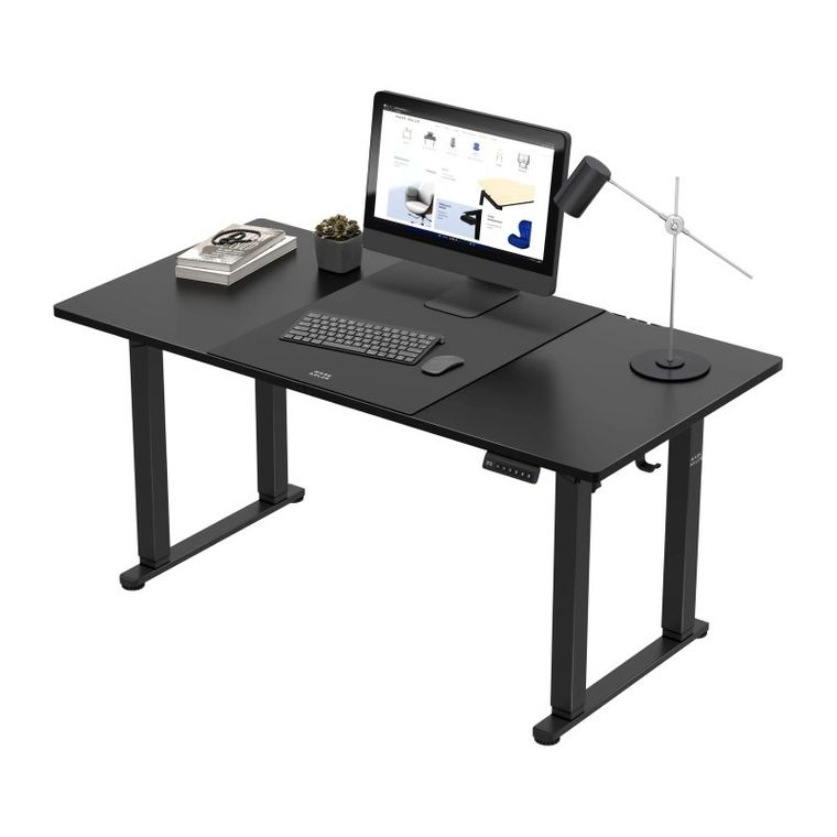 Mark Adler, Leader 9.3, biurko z regulacją wysokości, Black, 160 cm