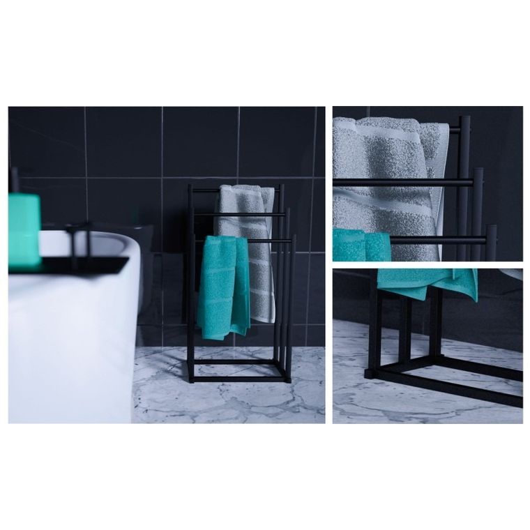 Mark Adler, Level 6.0, wieszak na ręczniki, Black