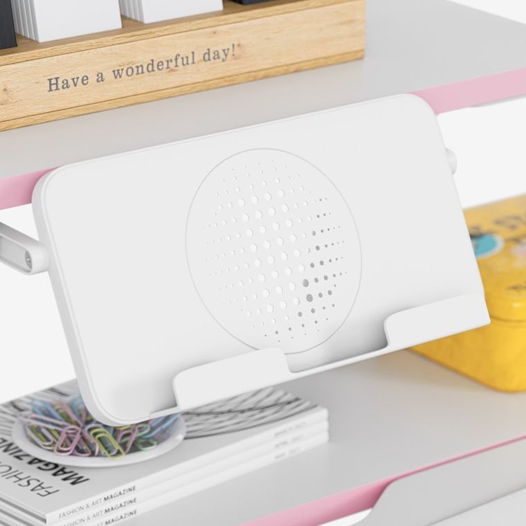 Mark Adler, Study 3.7 Pink, biurko dziecięce z regulacją wysokości