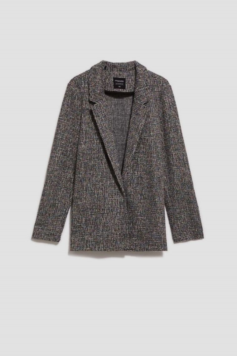 Marynarka damska, czarna, Moodo