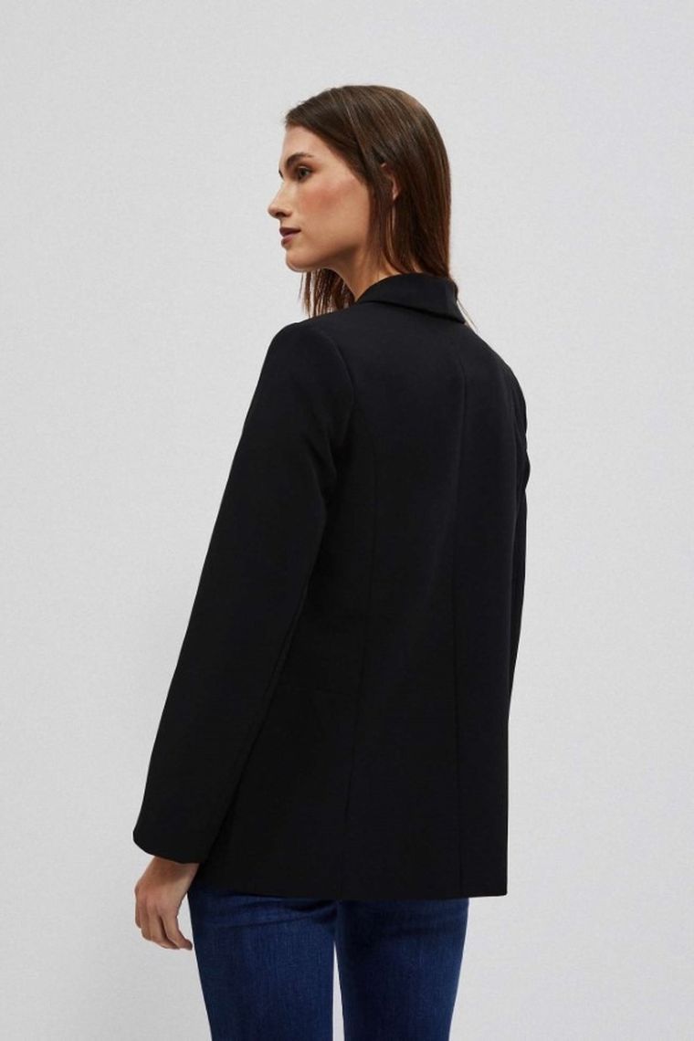 Marynarka damska, czarna, Moodo