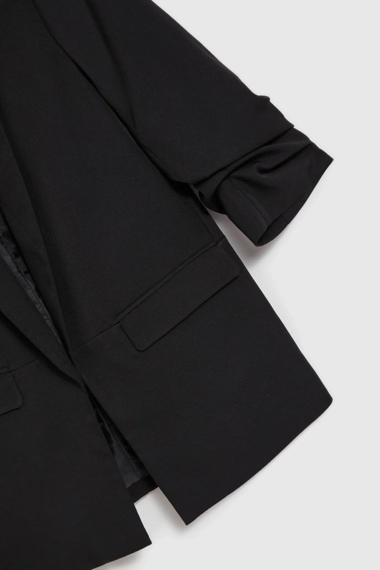 Marynarka damska, czarna, Moodo