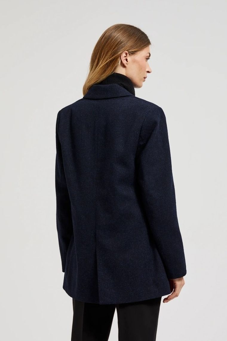 Marynarka damska, granatowa, Moodo