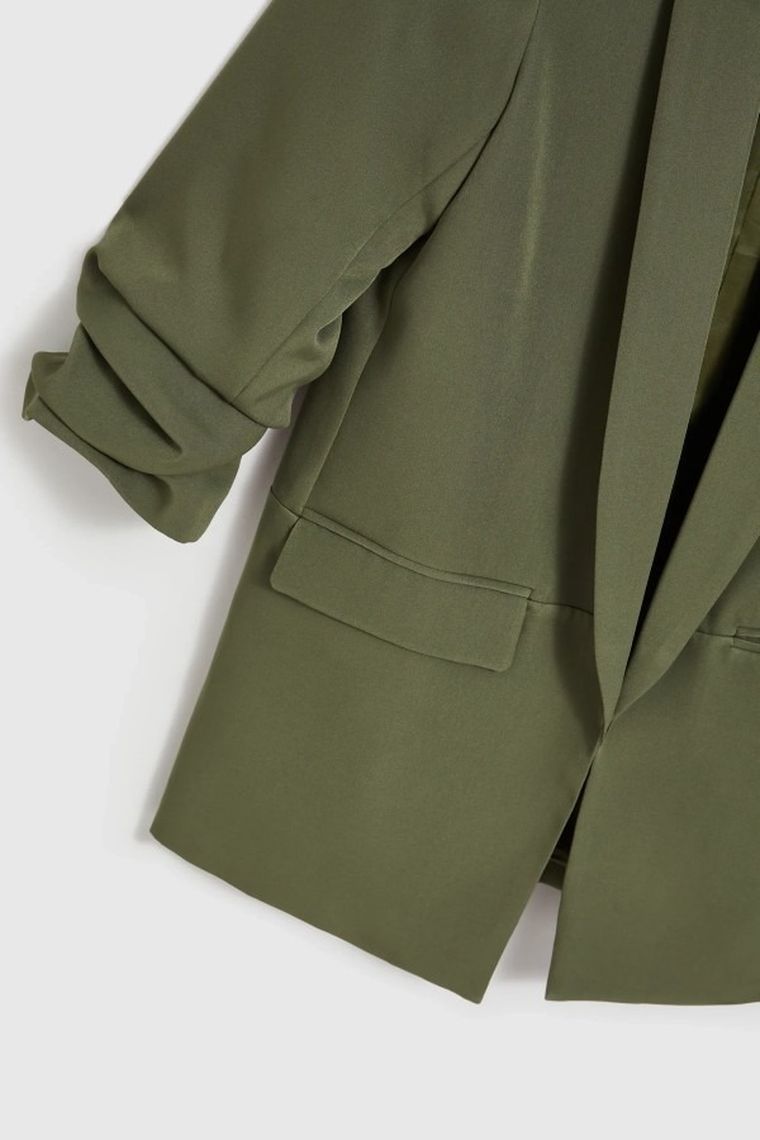 Marynarka damska, khaki, Moodo