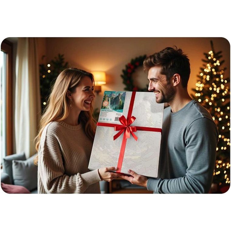 Massido, obraz do malowania po numerach, krajobraz górski, 40-50 cm