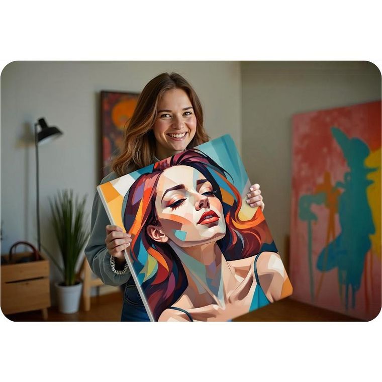 Massido, obraz do malowania po numerach, Portret kobiety, 40-50 cm