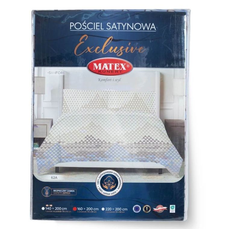 Matex Exclusive, pościel satynowa, 200-220 cm