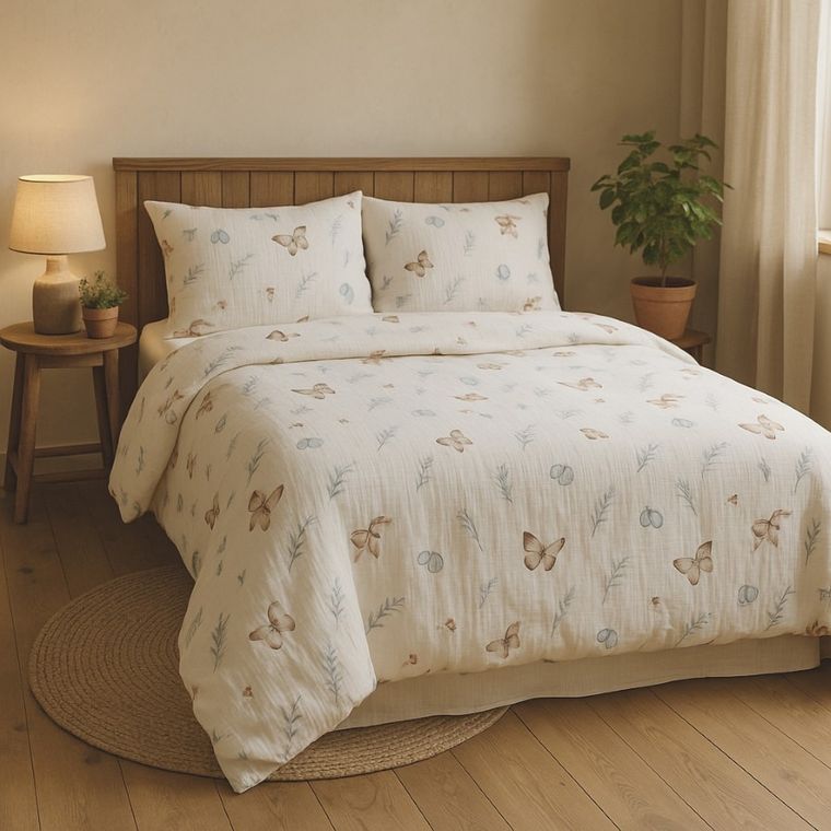 Matex, pościel bawełniana, muślinowa, 160-200 cm