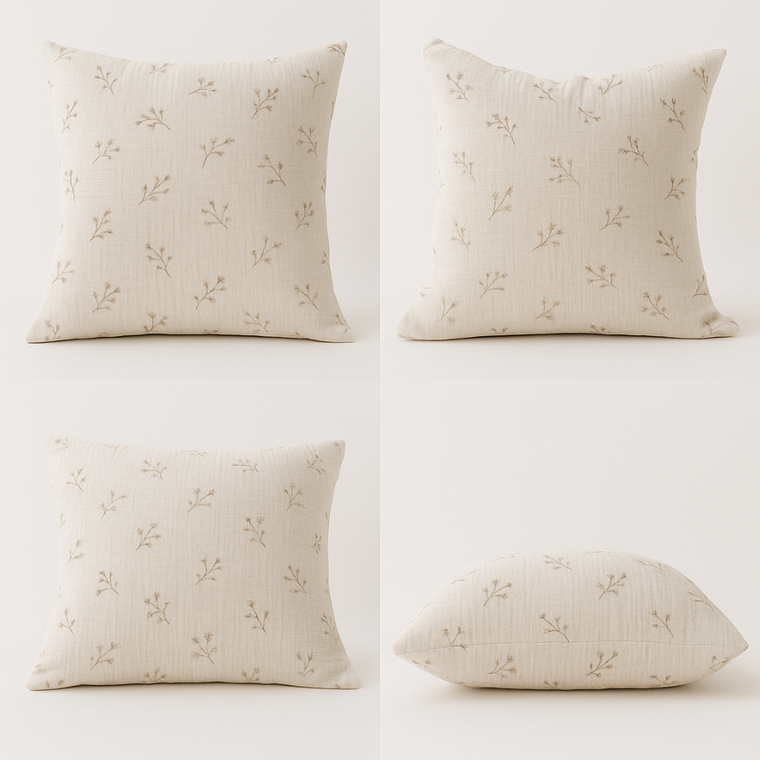 Matex, poszewka na poduszkę typu jasiek, muśłinowa, 40-40 cm