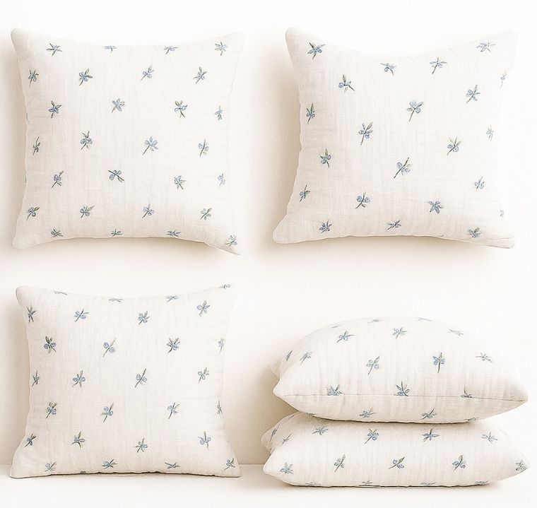 Matex, poszewka na poduszkę typu jasiek, muśłinowa, 40-40 cm