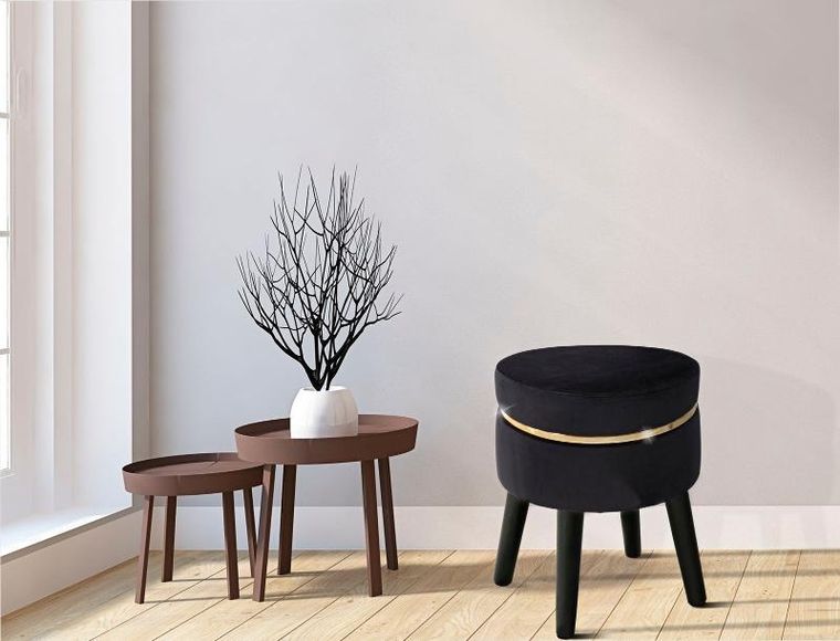 Mauro Ferretti, Paris, taboret dekoracyjny, 35-40,5 cm