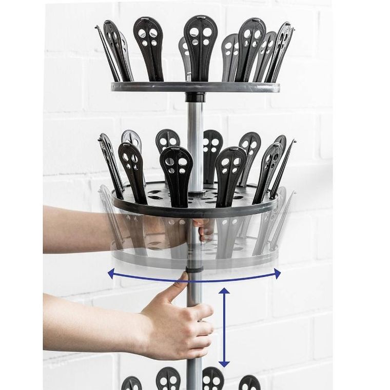 Maximex, stojak na buty, obrotowy, 30 par