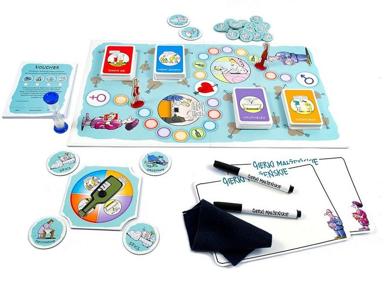 MDR, Gierki Małżeńskie, gra towarzyska ilustrowana rysunkami Andrzeja Mleczki