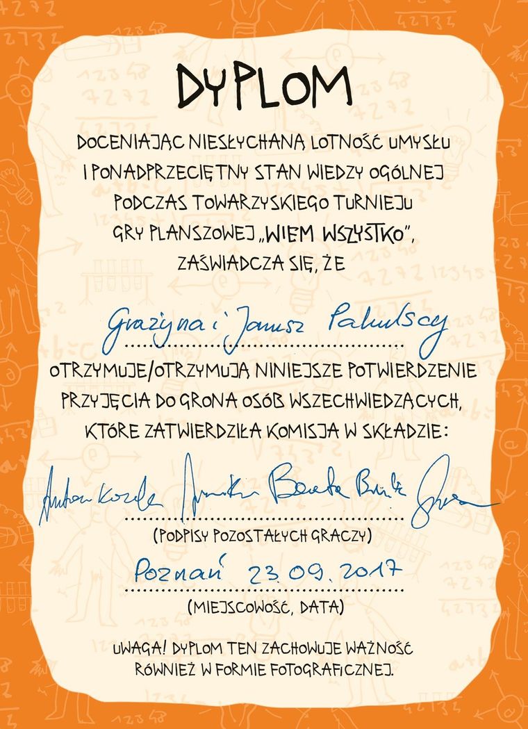 MDR, Gierki małżeńskie: Wiem wszystko, gra towarzyska