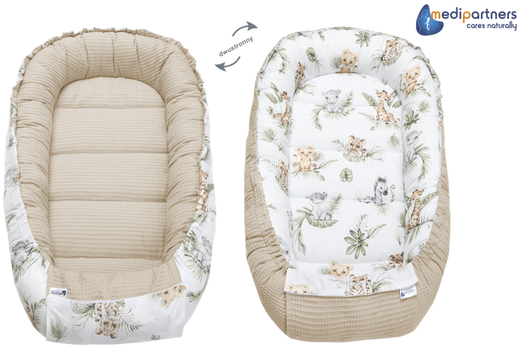 Medi Partners, Safari, gniazdo, kokon dla niemowląt, wafel