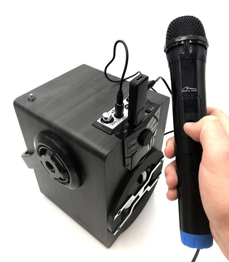 Media Tech, Accent Pro, zestaw, bezprzewodowe mikrofony, karaoke, MT395