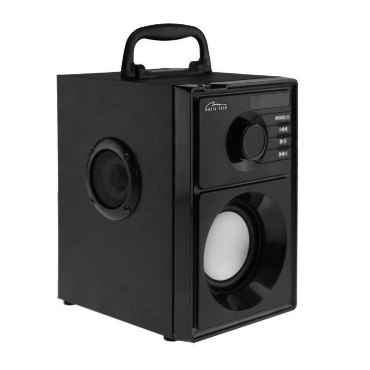 Media-tech Głośnik Bluetooth Boombox Silver 15w Rms Mt3179