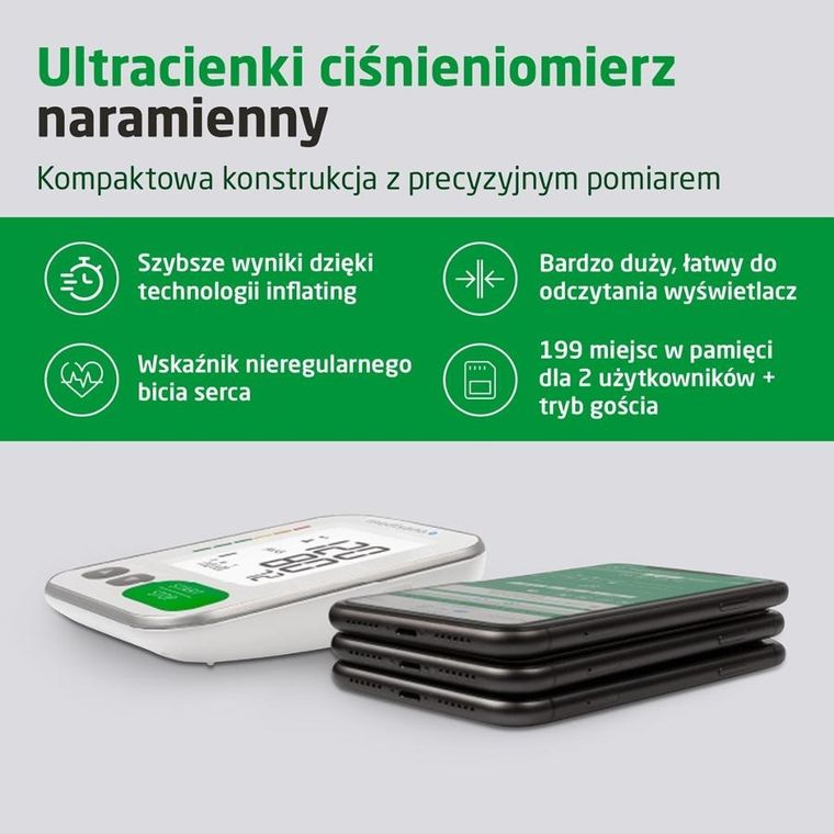 Medisana, ciśnieniomierz naramienny, biały, BU 572