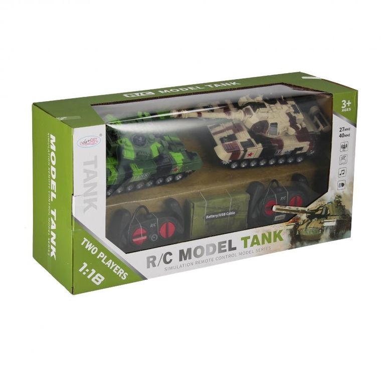 Mega Creative, bitwa czołgów, pojazdy zdalnie sterowane, 2 szt.