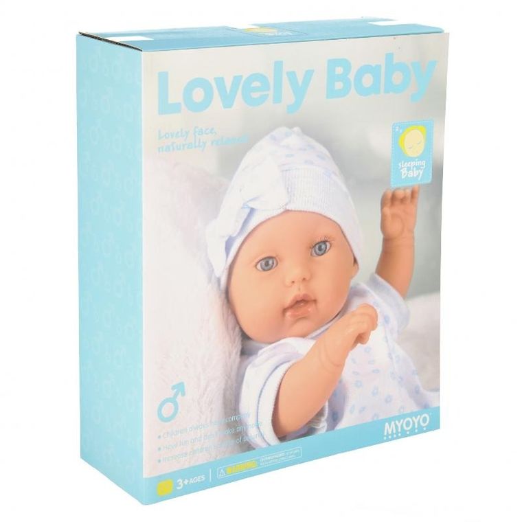 Mega Creative, Chłopiec, lalka bobas z akcesoriami, 33 cm