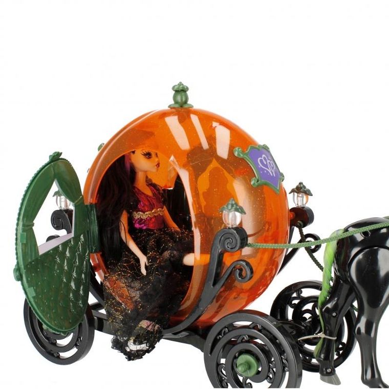 Mega Creative, lalka z karetą i koniem