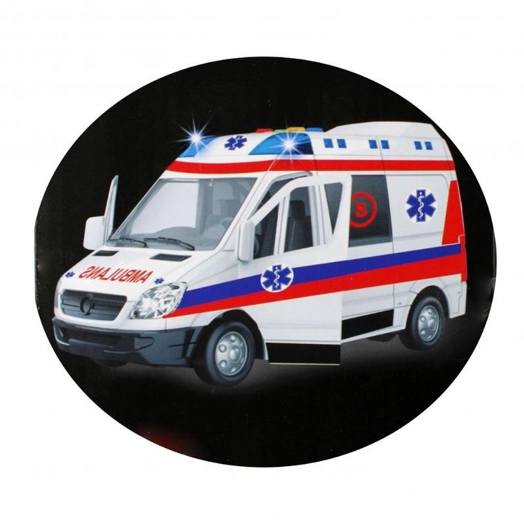 Mega Creative, Moje Miasto, ambulans, pojazd, 1:14