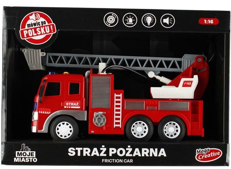 Mega Creative, Moje Miasto, straż pożarna, pojazd ratunkowy z wodą