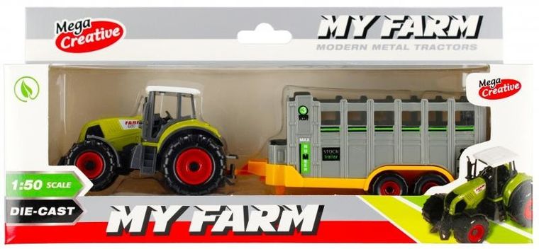 Mega Creative, Moje ranczo, Traktor, pojazd, 22 cm