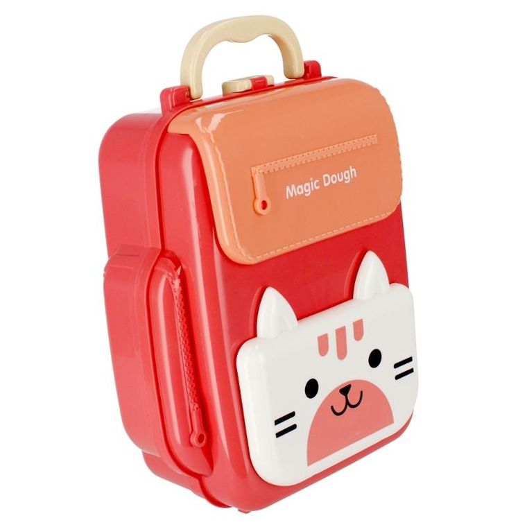 Mega Creative, Owoce i warzywa, masa plastyczna z akcesoriami w walizce