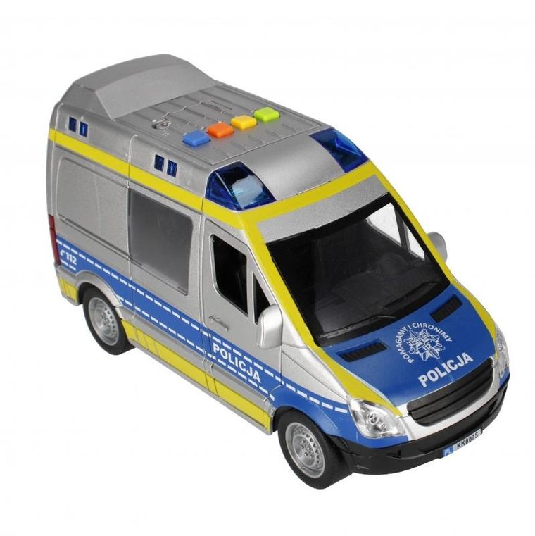 Mega Creative, policja, pojazd ze światłem i dźwiękiem