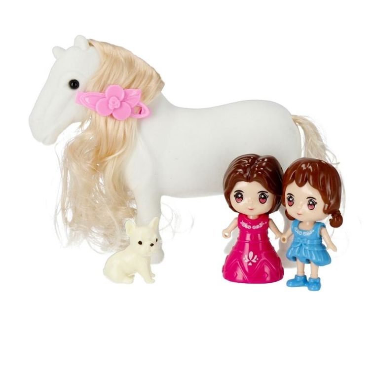 Mega Creative, Stajnia, domek do składania, 61 elementów