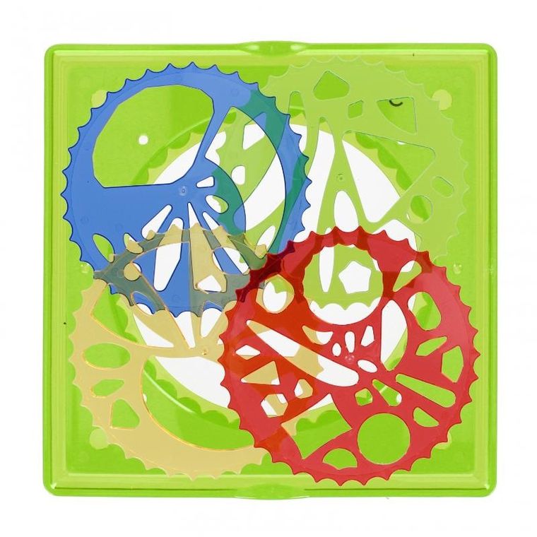 Mega Creative, szablon kreślarski, spirograf, 1 szt.