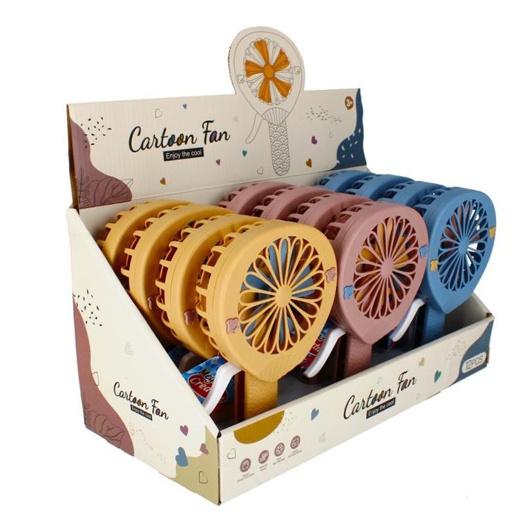 Mega Creative, wiatrak chłodzący, ręczny, 18 cm