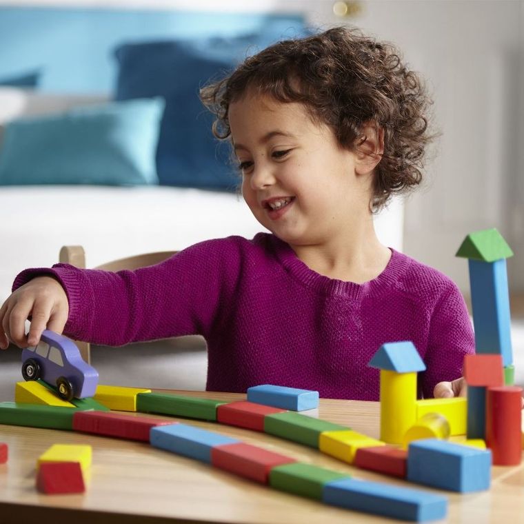 Melissa & Doug, Kształty, drewniane klocki