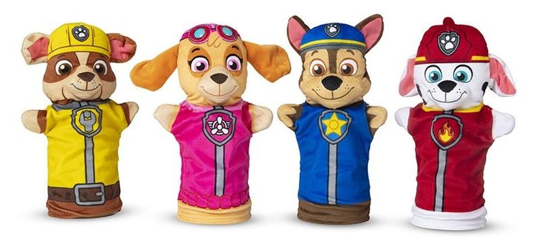 Melissa & Doug, Psi Patrol, pacynki z akcesoriami
