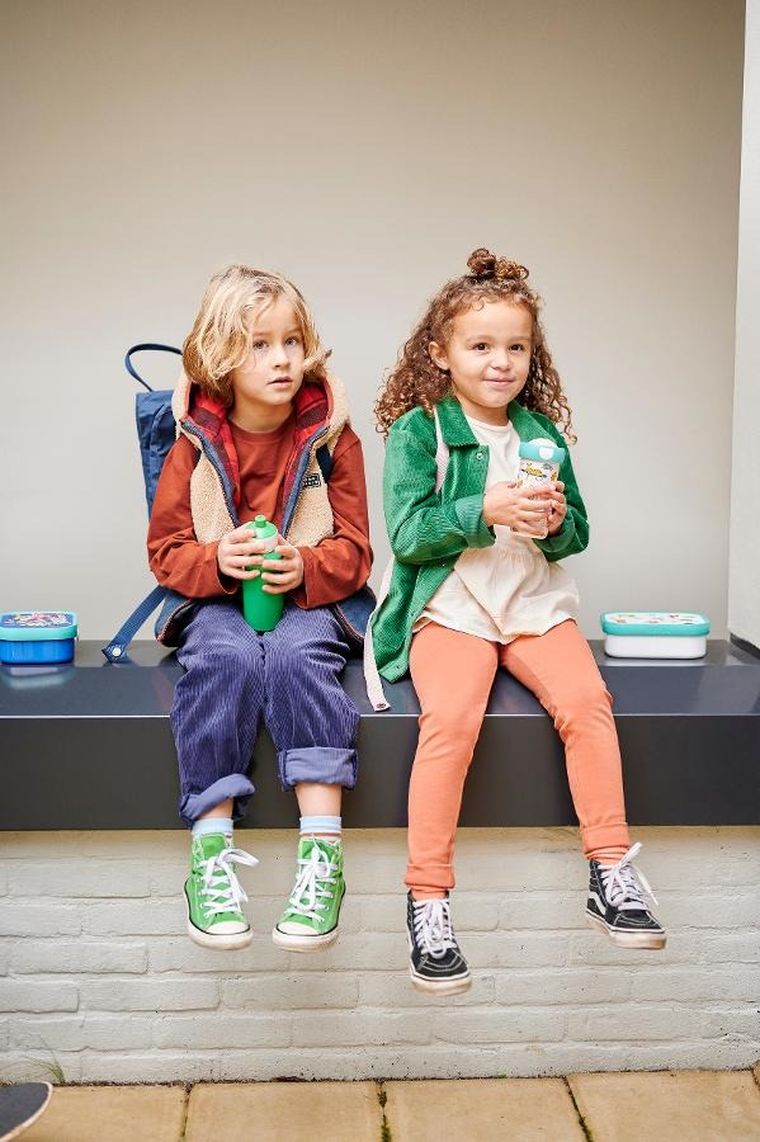 Mepal, Campus, Auta, lunchbox, bidon i pojemnik na owoce, zestaw