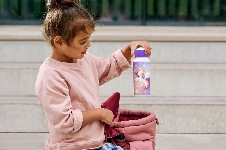 Mepal, Campus, Forest Friends, butelka dla dzieci pop-up, 400 ml