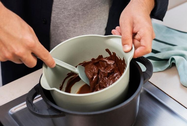 Mepal, Chef It, miska do miksowania z pokrywą odporną na rozchlapywanie, Nordic Sage, 3000 ml