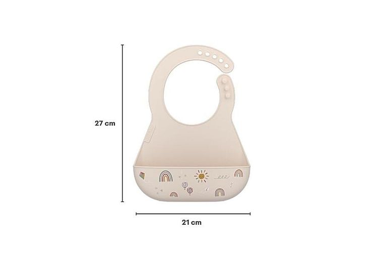 Mepal, Mio, Forest Friends, śliniak silikonowy z kieszonką