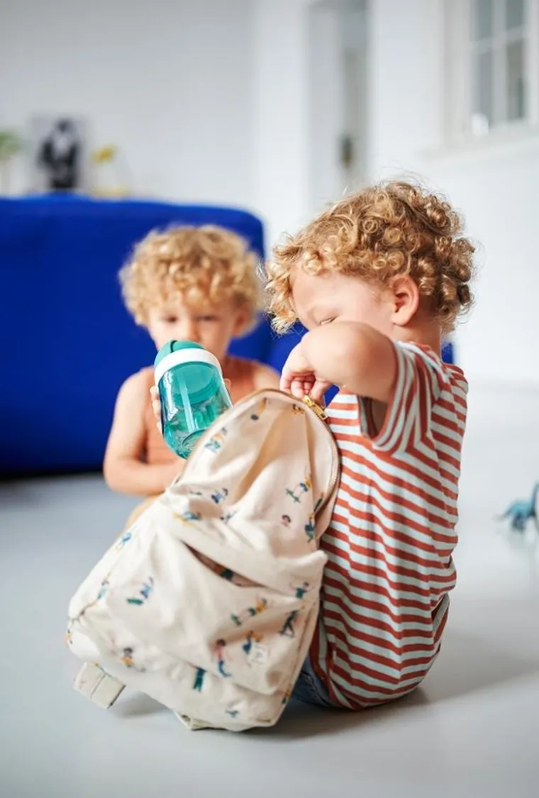 Mepal, Mio, Little Farm, kubek dziecięcy ze słomką, 9m+, 300 ml