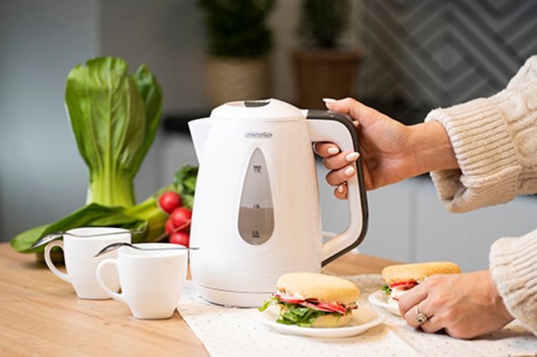 Mesko, czajnik plastikowy, szary, 1,7 l, MS 1261