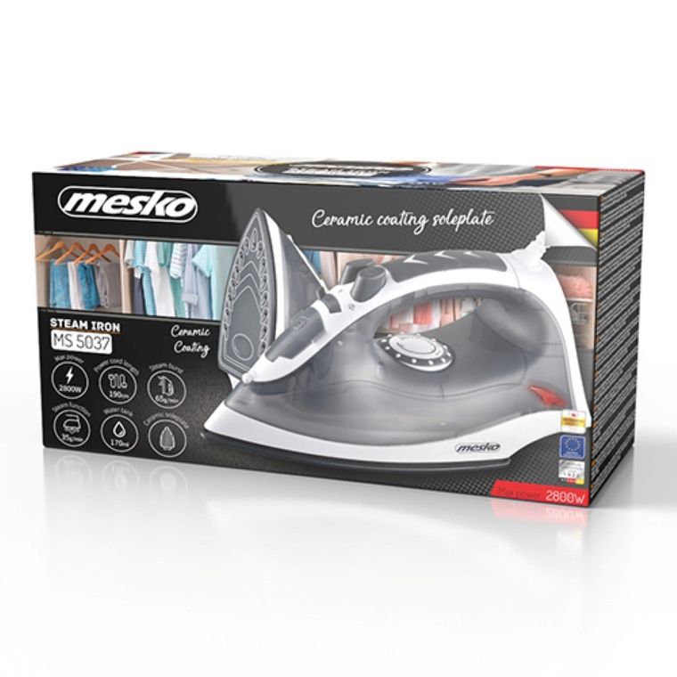 Mesko, żelazko parowe, 2800W, MS 5037