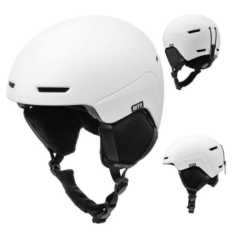 Meteor, Avalo, kask narciarski, biały, rozmiar 53-55 cm