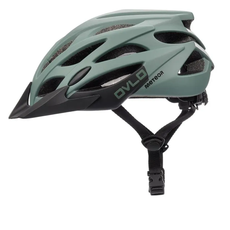 Meteor, Ovlo, kask rowerowy, zielony, S 52-56 cm