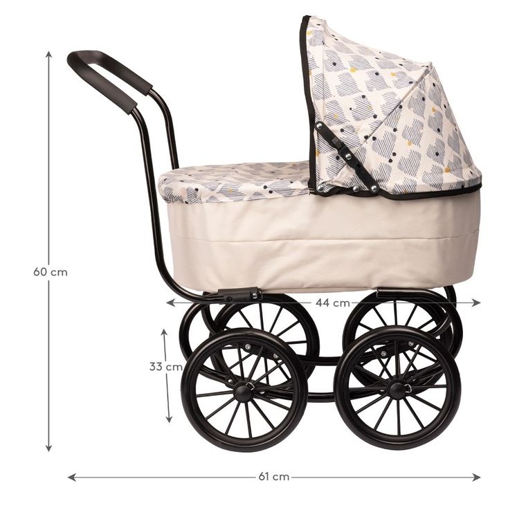 Micki, Skrallan, wózek dla lalek w stylu retro