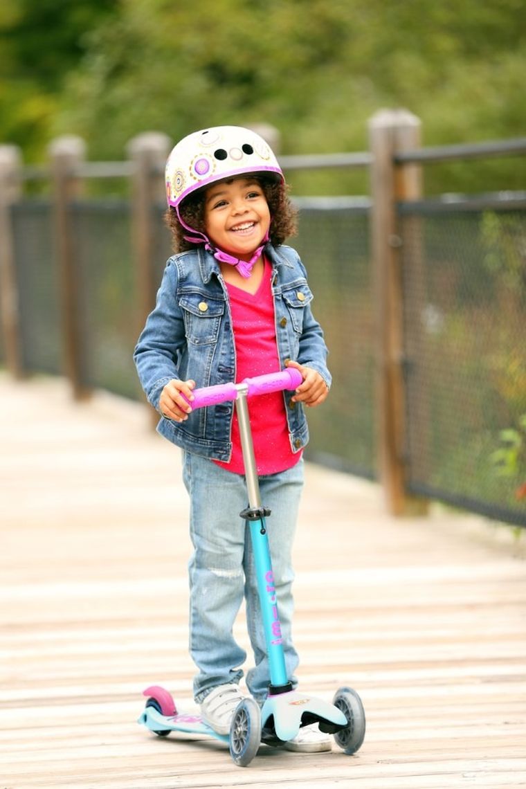 Micro Mobility, Mini Deluxe, hulajnoga 3-kołowa, turquoise