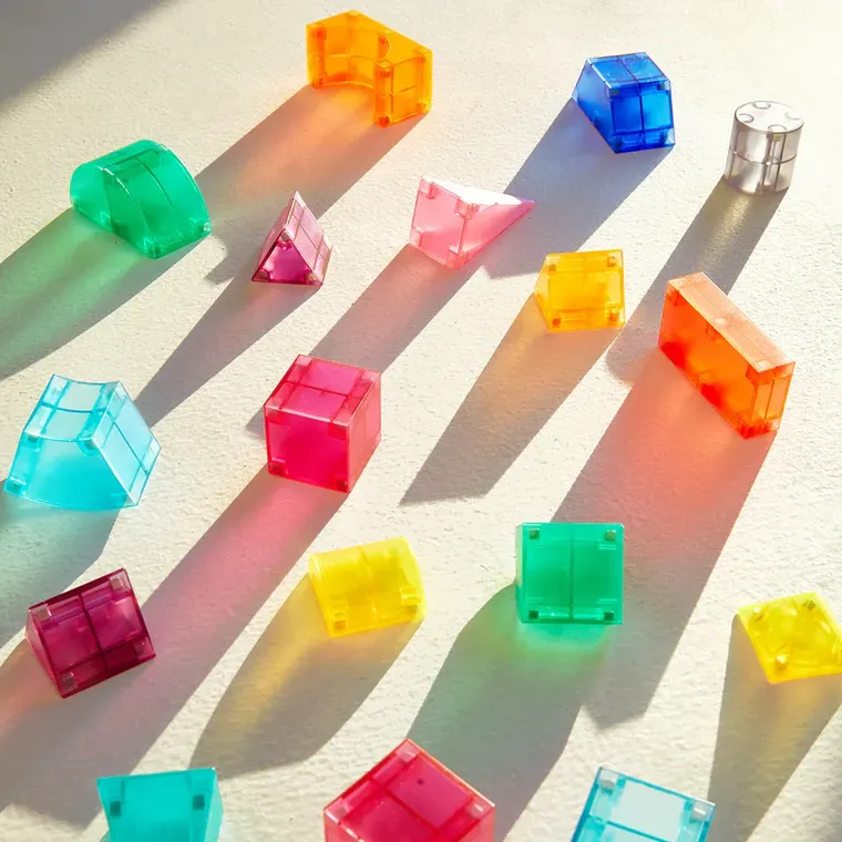 Mideer, klocki magnetyczne 3D, 20 elementów